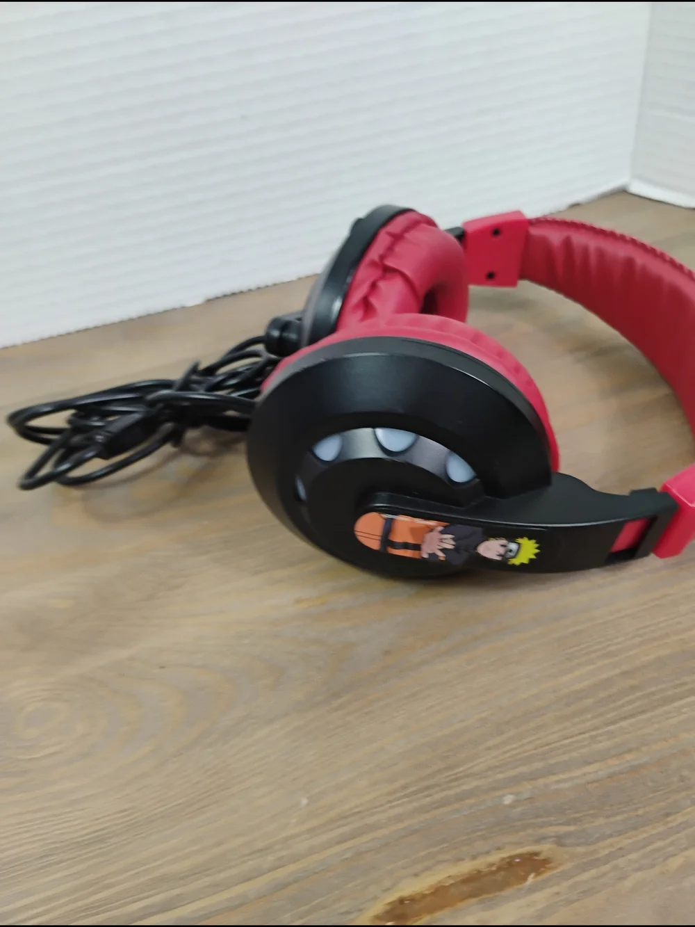 Red USB Gaming Headset - Stereo Over-Ear Headphones